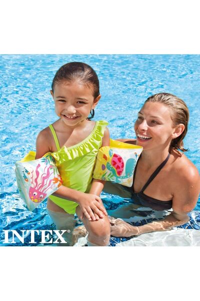 Intex Deniz Ve Havuz Kolluk Deniz Canlıları Desenli Çocuk Kolluğu 23 Cm -56666