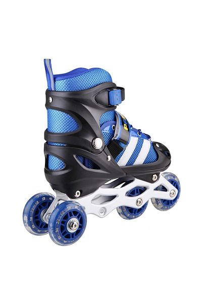 Pasifik Toys Adjustable 4-Wheel Practice Children's Skates with Blue Light
