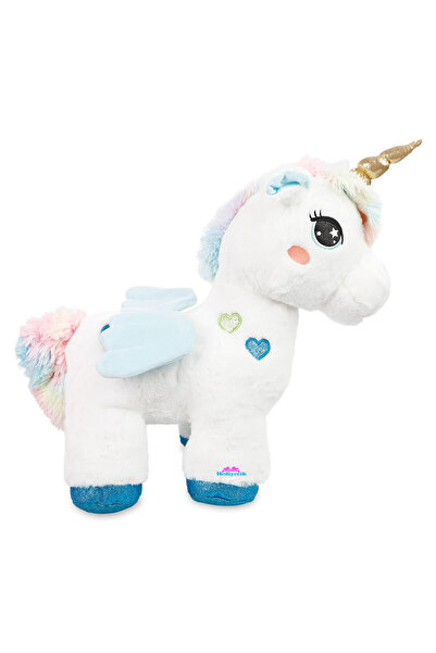 hediyecik Peluş Dev Boy Sevimli Unicorn At Pony Oyuncak 80 Cm