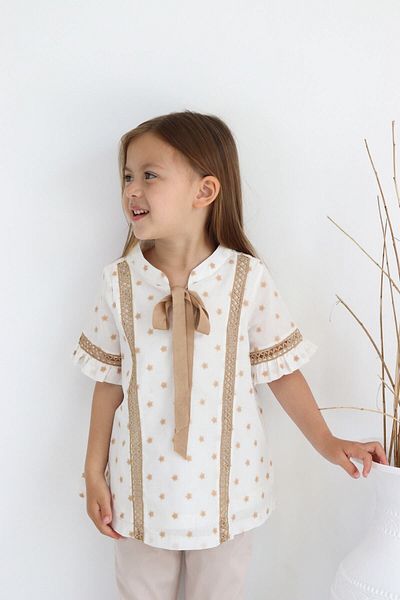 Sevimli Pants Set, blouse, shirt, summer, summer set, pants, girl, double set