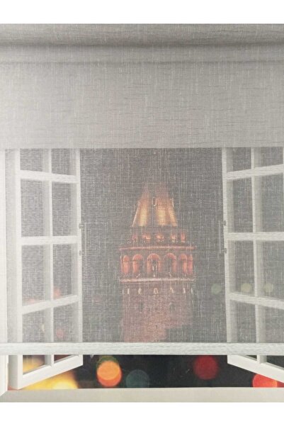 BULUT Çift Mekanizmalı Gri Mat Stor Gri Tül Aliminyüm Boru Ve Kasa