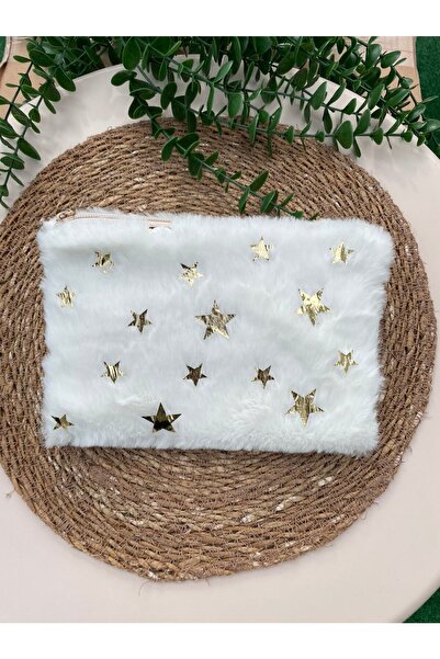 steplanner Peluş Kalemlik Veya Makyaj Çantası