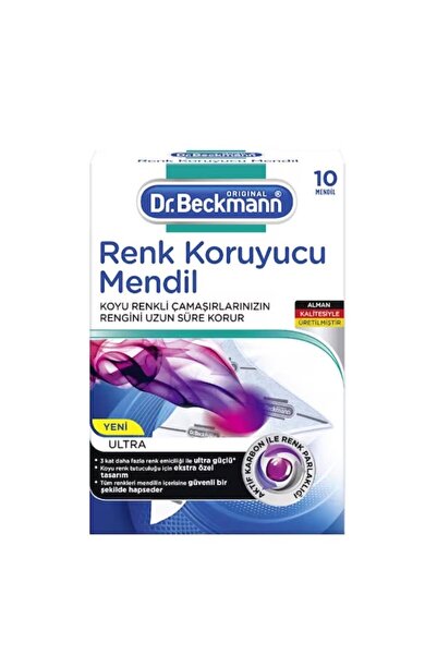 Dr.Beckmann Dr. Beckmann Ultra Renk Koruyucu Mendil 10'lu