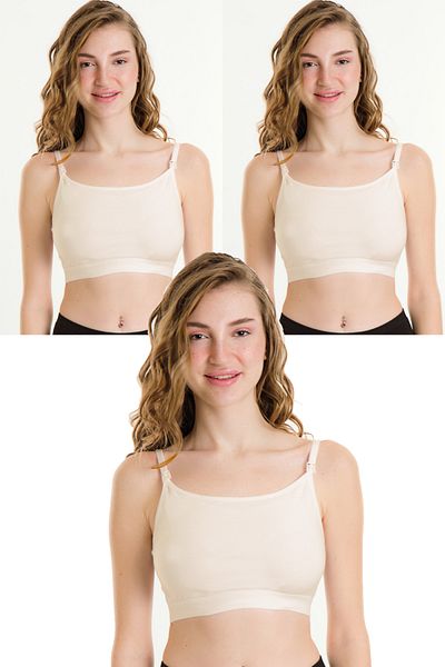 par lingerie pl ΘΗΛΑΣΜΙΚΟ Σετ 3 Μισό εσώρουχο - Χρώμα δέρματος