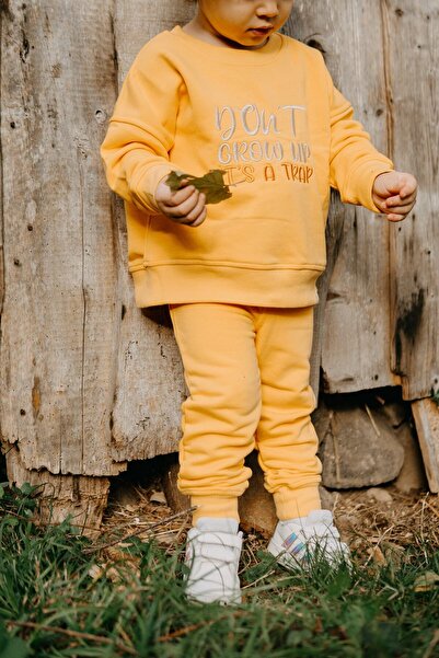 Luna Kids Collection Embroidered Baby&Kids Sweatshirt - Sweatpants Set