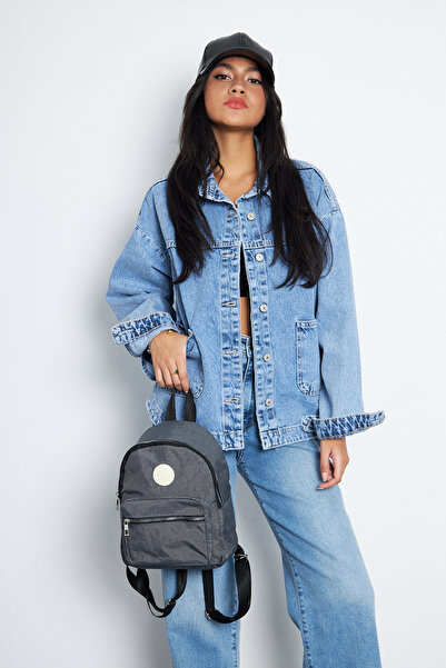 BDR SUYA DAYANIKLI 2 CEPLİ GÜNLÜK KADIN SIRT ÇANTASI