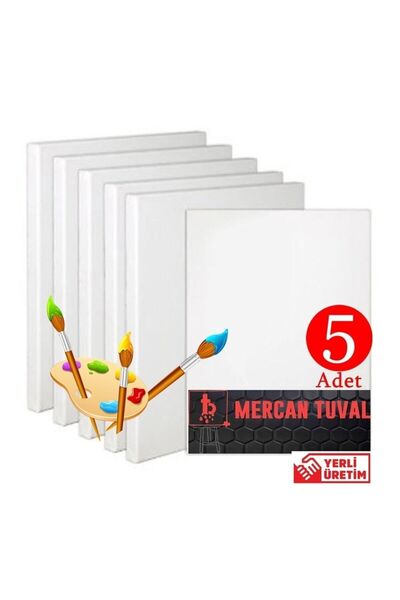 mercan tuval 25x35 cm 10'lu Paket 253510