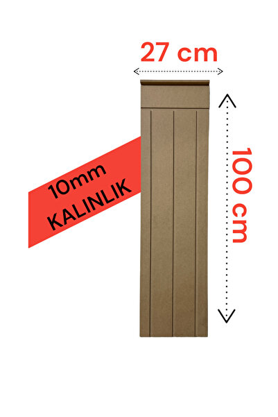 Decorative Wall Panel ( 27 X 100 Cm ) Paintable Wood 10 Mm Raw Mdf Wall Panel