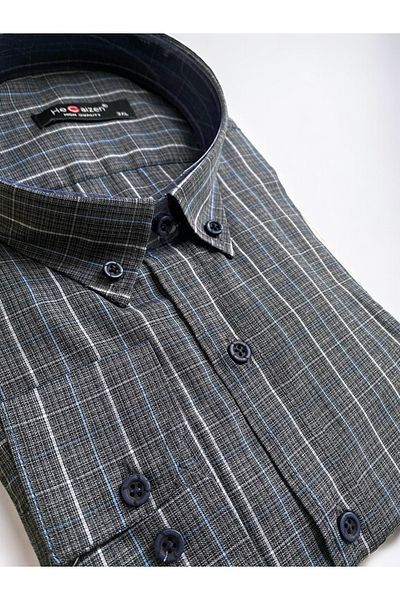 He Caizen Large Size Seasonal Classic Men's Shirt