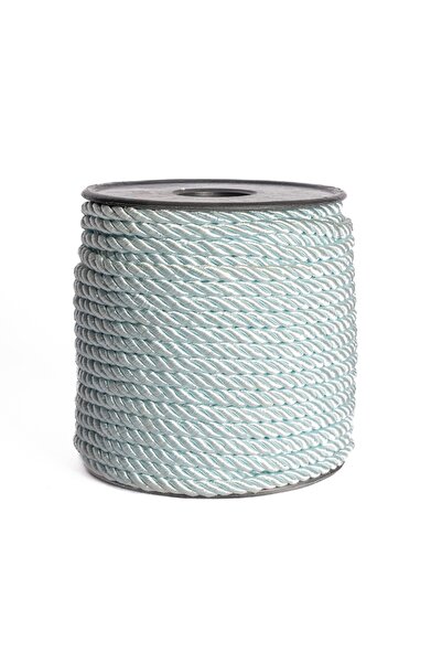 MEFAKS TEKSTİL Polyester Kordon Ip 6mm 50metre- Bebe Mavisi