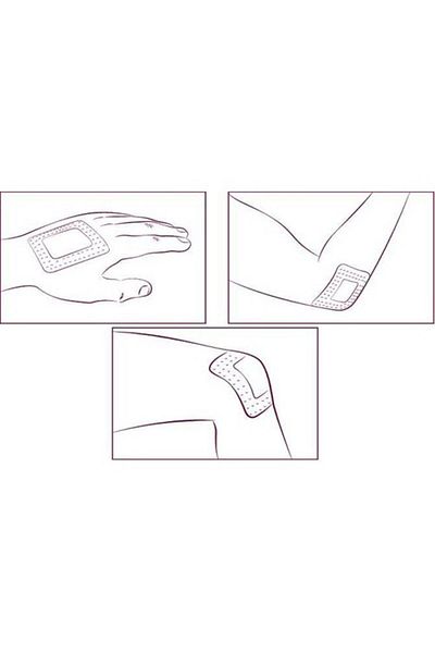 Roll Por 10x10 Cm 50pcs Sterile Adhesive Wound Pad