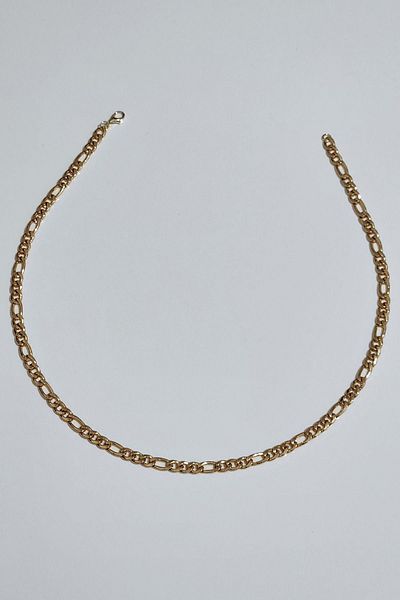 Qrsln Figaro Unisex Necklace and Bracelet Set - Lacquer Coated, 6mm, 50 cm