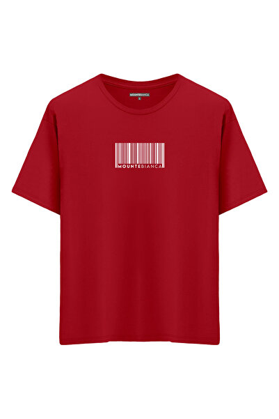 Mounte Bianca Unisex barkod - Oversize kroj T-shirt