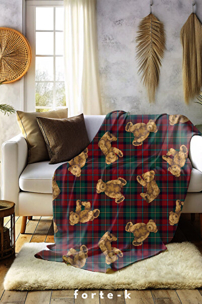 Fortek Home Digital Printed Fleece Blanket - Fleece Blanket - 130X160 cm