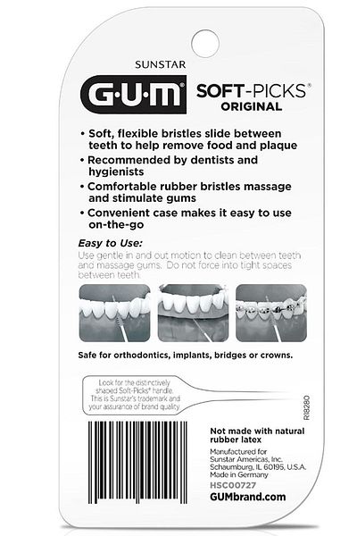 GUM Soft Picks Interface Brush 90 Pieces