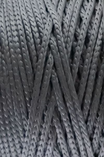 Yüncü Nihat 200gr - 200mt - 2,5mm Ανθρακί 752 Πολυεστερικό Σχοινί Μακραμέ Σχοινί Τσάντας Σχοινί Σουπλά Σχοινί Πλεξούδας