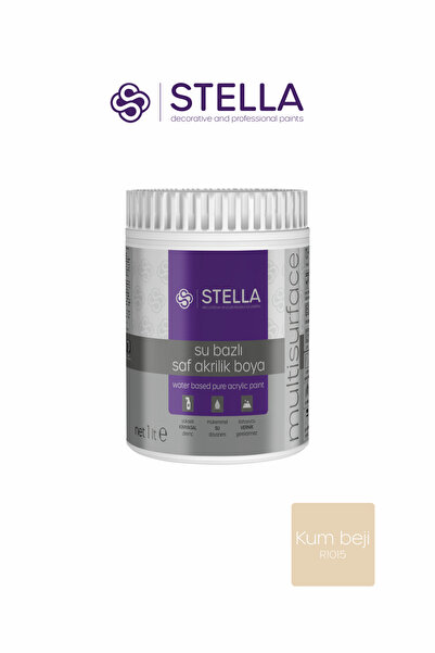Stella Boya Saf Akrilik Kum Beji 1lt