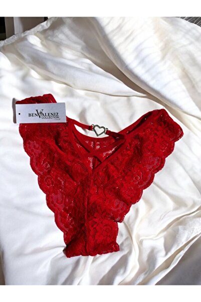 Benvaleniz Co kalp şekilli dantel külot