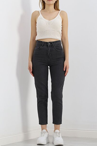 Moka Shopin MokaShopin Boyfriend Darkgrey Jeans - 19170.1431