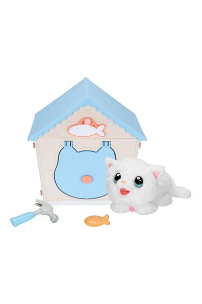 LITTLE LIVE PETS منزل قطتي | مجموعة ألعاب تفاعلية | منزل قطط قابل للبناء | للجنسين | من سن 4 سنوات فما فوق