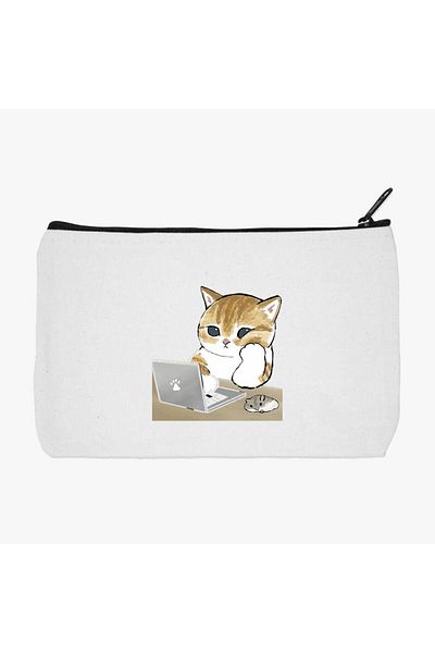 daystore Sweet Cats Σετ 4 - Στυλό και Τσάντα Μακιγιάζ