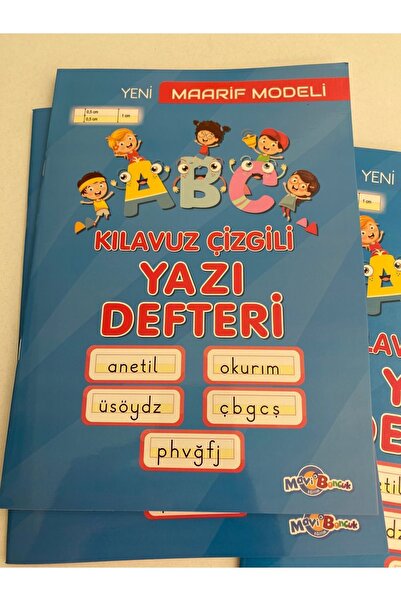 Mavi Boncuk Yeni Maarif Modeli Büyük Boy Güzel Yazı Defteri 2 Adet