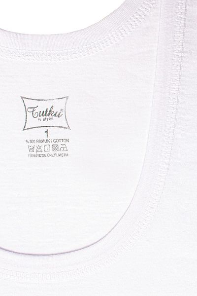 Momslab 6-Piece White Combed Cotton Men's Athlete - Classic