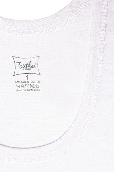 Momslab 6-Piece White Combed Cotton Men's Athlete - Classic