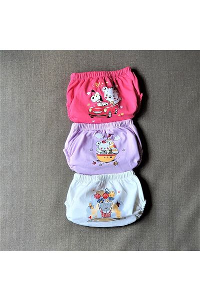 bejamonti chocolate baby kids Size 3 Printed - 3-Piece Training Pants Set