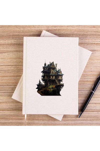 Z zepplin دفتر ملاحظات قماشي غير مبطن من Castle in The Forest