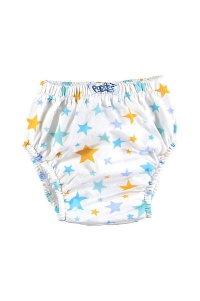 bejamonti chocolate baby kids Boy's White Waterproof Star Patterned Training Pants