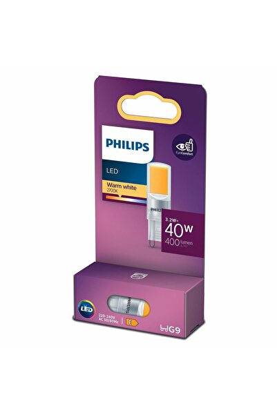 Philips LED Kapsül 3.2W 400 Lumen 2700K Sarı Işık G9 Duy (40W Eşleniği)