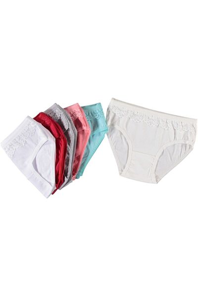 Momslab Set de 6 chiloți din dantelă pentru fete - 124710