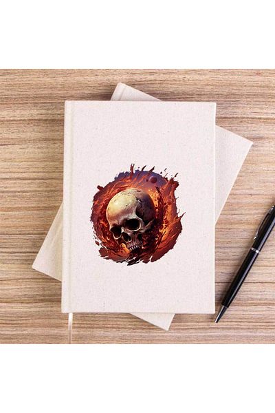 Z zepplin دفتر قماش غير مبطن من Skull Planet