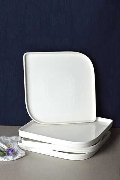 CASA DE BELLA Farfurie de mic dejun din portelan de 19,5 cm - 6 bucati