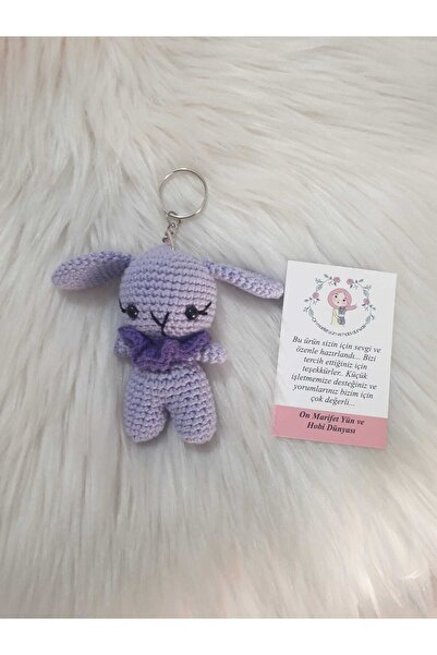 On marifet yün ve hobi dünyası Amigurumi Organik Örgü Oyuncak Anahtarlık