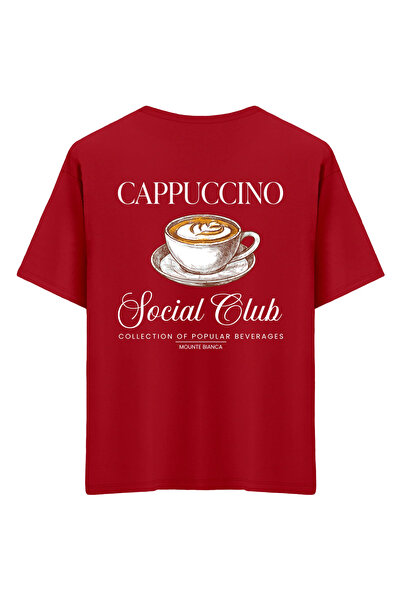 Mounte Bianca Unisex kapućino - Oversize kroj T-shirt