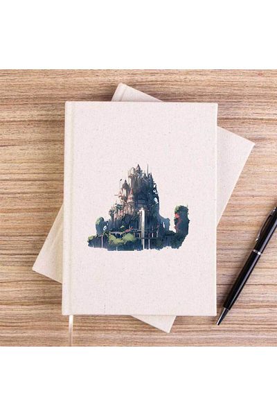 Z zepplin دفتر ملاحظات قماشي غير مبطن من Water valley Castle