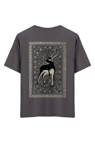 Mounte Bianca تي شيرت Cerva للجنسين - مقاس كبير