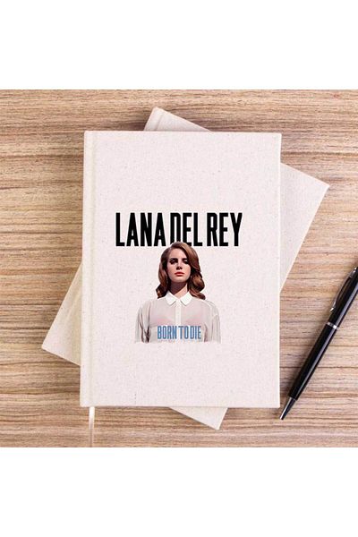 Z zepplin Σημειωματάριο Lana Del Rey Born To Die χωρίς επένδυση από καμβά