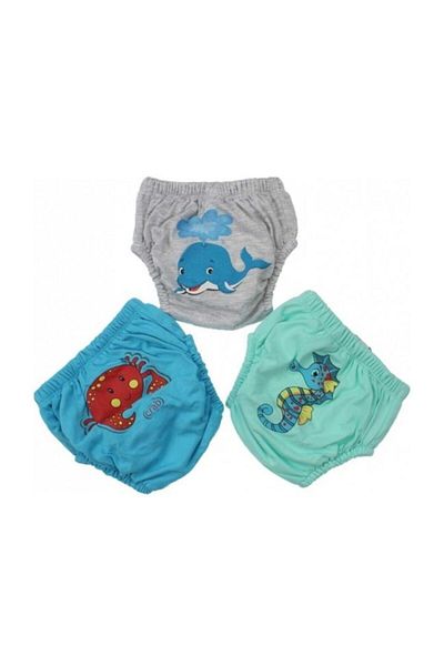 bejamonti chocolate baby kids Set of 3 Cute Training Pants for Baby Boy