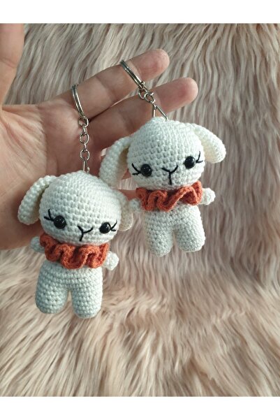 On marifet yün ve hobi dünyası Amigurumi Organik Örgü Oyuncak Anahtarlık