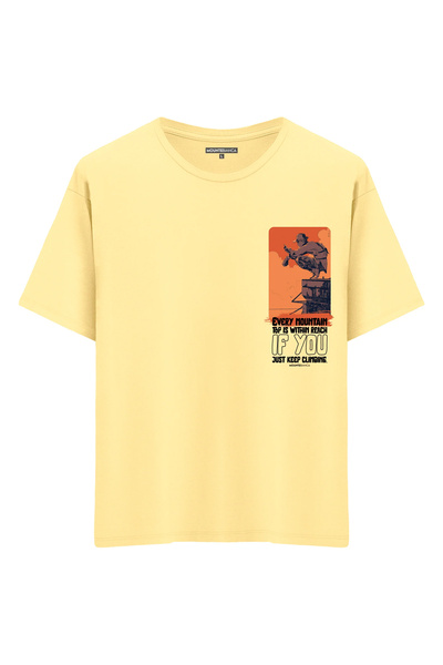 Mounte Bianca Unisex penjanje - Oversize kroj T-shirt