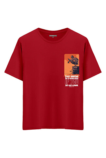 Mounte Bianca Unisex penjanje - Oversize kroj T-shirt