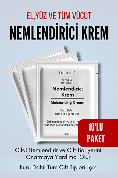 Bepure Besleyici, Onarıcı Nemlendirici Krem 10'lu Paket
