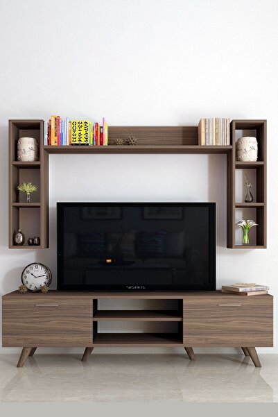 Moonlife İstanbul Dolaplı Tv Ünitesi 1 Ceviz