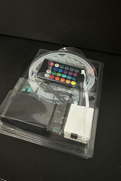 DİECOR Şerit Led 5 Metre Animasyonlu Tak Çalıştır Kumandalı  Rgb Şerit Işık A...