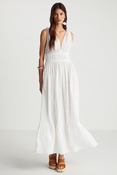 boneqa barcelona Boho Maxi Askılı Elbise