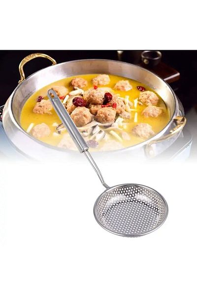 YDGR 12 cm Stainless Steel Frying Ladle