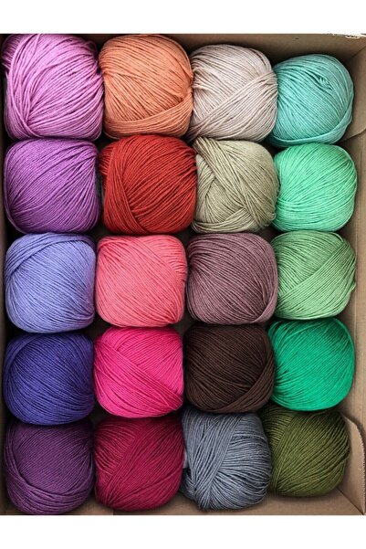 LaVita Yarn أميجورومي قطن الطفل، خرامة، خيط حياكة يدوية، 20 قطعة، غزل تاكا (مجموعة 3)